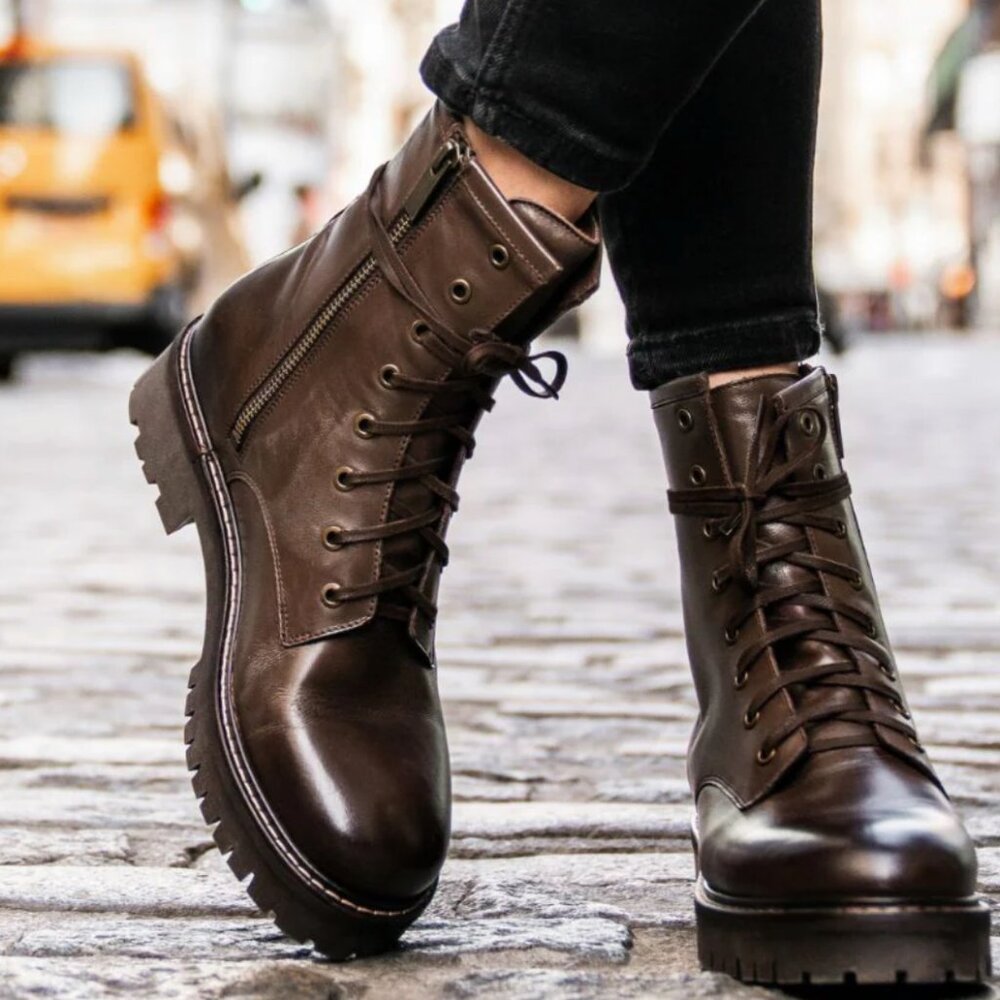 Thursday Boot Company Brown Combat Boots